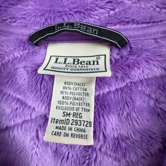 L.L. Bean Vintage Soft Warm Cozy Long Line Quilted Jacket Women's Size Small - Picture 7 of 9